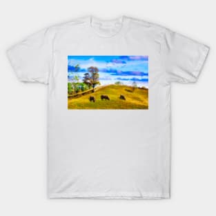 Cattle Grazing Rural Pastures T-Shirt